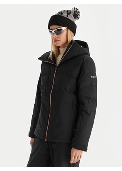 Roxy Kurtka narciarska Snowhill Puffy JK ERJTJ03535 Czarny Tailored Fit ze sklepu MODIVO w kategorii Kurtki damskie - zdjęcie 187285607