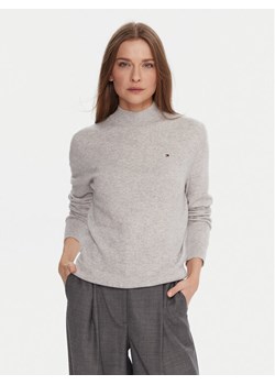 Tommy Hilfiger Sweter WW0WW47468 Szary Regular Fit ze sklepu MODIVO w kategorii Swetry damskie - zdjęcie 187285648