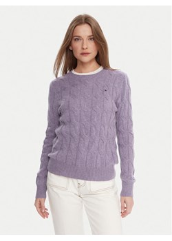 Tommy Hilfiger Sweter WW0WW43586 Fioletowy Regular Fit - id: 0000305376602 - marki Tommy Hilfiger - 187285668 Tommy Hilfiger Sweter WW0WW43586 Fioletowy Regular Fit ze sklepu MODIVO w kategorii Swetry damskie - zdjęcie 187285668
