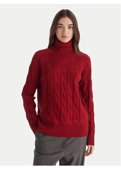 Tommy Hilfiger Golf WW0WW46791 Czerwony Regular Fit - id: 0000305376824 - marki Tommy Hilfiger - 187285678 Tommy Hilfiger Golf WW0WW46791 Czerwony Regular Fit ze sklepu MODIVO w kategorii Swetry damskie - zdjęcie 187285678