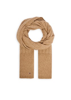 Tommy Hilfiger Szalik Flag Fluffy AW0AW17787 Beżowy ze sklepu MODIVO w kategorii Szaliki i chusty damskie - zdjęcie 187285726
