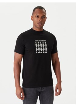 KARL LAGERFELD T-Shirt 755402 554235 Czarny Slim Fit - id: 0000305652669 - marki Karl Lagerfeld - 187285739 KARL LAGERFELD T-Shirt 755402 554235 Czarny Slim Fit ze sklepu MODIVO w kategorii T-shirty męskie - zdjęcie 187285739