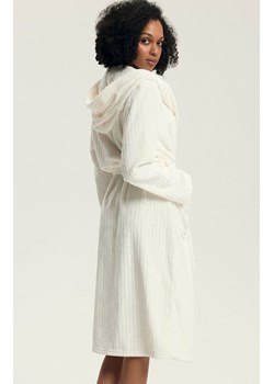 Henderson szlafrok damski z kapturem Dionne 43600-01X, Kolor kremowy, Rozmiar L, Henderson ze sklepu Primodo w kategorii Szlafroki damskie - zdjęcie 187287448