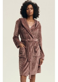 Henderson szlafrok damskie z kapturem Devyn 43602-93X, Kolor fioletowy, Rozmiar L, Henderson ze sklepu Intymna w kategorii Szlafroki damskie - zdjęcie 187287535