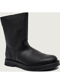 HUGO Skórzane buty wysokie Lenner_boot_grlt ze sklepu Gomez Fashion Store w kategorii Buty zimowe męskie - zdjęcie 187288269