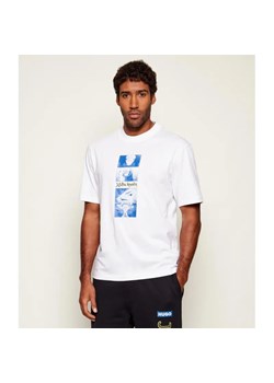 Hugo Blue T-shirt Nuley_JJK Hugo x Jujutsu Kaisen | Regular Fit ze sklepu Gomez Fashion Store w kategorii T-shirty męskie - zdjęcie 187288288