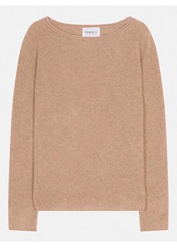 Perfect Cashmere Kaszmirowy sweter "Megan" w kolorze jasnobrązowym - id: 17776450 - marki Perfect Cashmere - 187288429 Perfect Cashmere Kaszmirowy sweter "Megan" w kolorze jasnobrązowym ze sklepu Limango Polska w kategorii Swetry damskie - zdjęcie 187288429