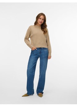 Vero Moda Sweter w kolorze beżowym ze sklepu Limango Polska w kategorii Swetry damskie - zdjęcie 187288506