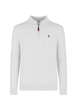 U.S. Polo Assn. Sweter w kolorze białym - id: 17868175 - marki U.S Polo Assn. - 187288628 U.S. Polo Assn. Sweter w kolorze białym ze sklepu Limango Polska w kategorii Swetry męskie - zdjęcie 187288628