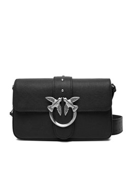 Torebka PINKO Love One Slouchy Zip Mini AI 25-26 PLTT 105345 A2JG Czarny - id: 8053177173734 - marki Pinko - 187288706 Torebka PINKO Love One Slouchy Zip Mini AI 25-26 PLTT 105345 A2JG Czarny ze sklepu eobuwie.pl w kategorii Listonoszki - zdjęcie 187288706