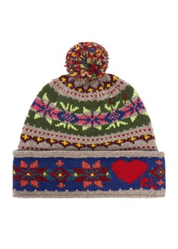 Czapka Polo Ralph Lauren 455981437001 Kolorowy ze sklepu eobuwie.pl w kategorii Czapki zimowe damskie - zdjęcie 187288755