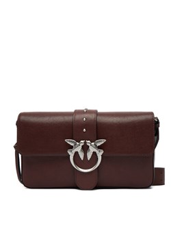 Torba PINKO Love One Slouchy Zip Classic AI 25-26 PLTT 105081 A2JG Brązowy ze sklepu eobuwie.pl w kategorii Listonoszki - zdjęcie 187288799