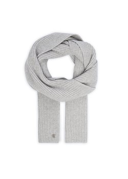 Calvin Klein Szalik Ck Metal Wool Rib Scarf LV04D8056G Szary - id: 8721187253707 - marki Calvin Klein - 187289158 Calvin Klein Szalik Ck Metal Wool Rib Scarf LV04D8056G Szary ze sklepu MODIVO w kategorii Szaliki męskie - zdjęcie 187289158