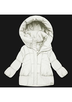 Puchowa damska kurtka oversize S'West złamany biały (B8539-26) ze sklepu goodlookin.pl w kategorii Kurtki damskie - zdjęcie 187289326