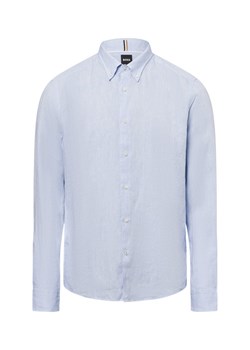 BOSS Męska koszula casual z zawartością lnu - C-LIAM-S-BD-C1-243 Mężczyźni Regular Fit len jasnoniebieski jednolity - id: 741794-0002-09920 - marki BOSS HUGO BOSS - 187289367 BOSS Męska koszula casual z zawartością lnu - C-LIAM-S-BD-C1-243 Mężczyźni Regular Fit len jasnoniebieski jednolity ze sklepu vangraaf w kategorii Koszule męskie - zdjęcie 187289367