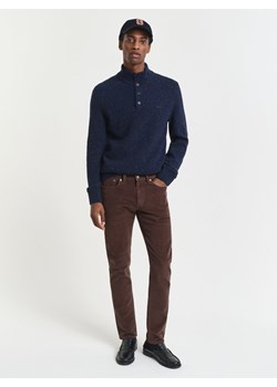 Gant Damskie spodnie sztruksowe Kobiety Bawełna kitt jednolity - id: 819441-0001-02932 - marki Gant - 187289375 Gant Damskie spodnie sztruksowe Kobiety Bawełna kitt jednolity ze sklepu vangraaf w kategorii Spodnie damskie - zdjęcie 187289375