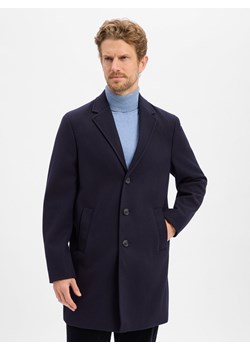 Mc Earl Krótki płaszcz męski Mężczyźni granatowy jednolity - id: 769965-0002-09900 - marki Mc Earl - 187289385 Mc Earl Krótki płaszcz męski Mężczyźni granatowy jednolity ze sklepu vangraaf w kategorii Płaszcze męskie - zdjęcie 187289385