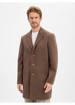 Mc Earl Krótki płaszcz męski Mężczyźni melanżowy jednolity ze sklepu vangraaf w kategorii Płaszcze męskie - zdjęcie 187289386