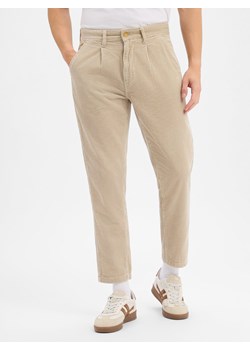 Lindbergh Męskie spodnie sztruksowe Mężczyźni Bawełna piaskowy jednolity ze sklepu vangraaf w kategorii Spodnie damskie - zdjęcie 187289399