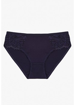 Granatowe Bawełniane Majtki Figi o Klasycznym Fasonie Venalice ze sklepu renee.pl w kategorii Majtki damskie - zdjęcie 187290319