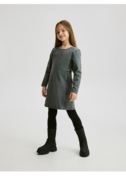 Reserved - Sukienka z kokardkami - ciemnoszary ze sklepu Reserved w kategorii Sukienki dziewczęce - zdjęcie 187290508