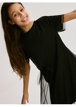 Reserved - Tiulowa sukienka - czarny ze sklepu Reserved w kategorii Sukienki dziewczęce - zdjęcie 187290575