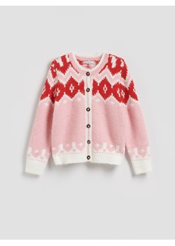 Reserved - Wzorzysty kardigan - wielobarwny ze sklepu Reserved w kategorii Swetry damskie - zdjęcie 187290665