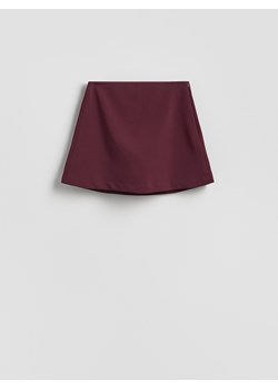 Reserved - Spódnico-szorty z dodatkiem wiskozy - burgundowy ze sklepu Reserved w kategorii Spódnice - zdjęcie 187290667