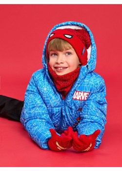 Sinsay - Zestaw: czapka, komin i rękawiczki Spider-Man - czerwony - id: 013FU-33X - marki Sinsay - 187291629 Sinsay - Zestaw: czapka, komin i rękawiczki Spider-Man - czerwony ze sklepu Sinsay w kategorii Czapki dziecięce - zdjęcie 187291629