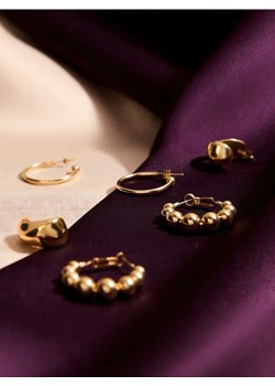 Sinsay - Kolczyki z błyszczącym wykończeniem 3 pack - złoty - id: 709HM-GLD - marki Sinsay - 187291697 Sinsay - Kolczyki z błyszczącym wykończeniem 3 pack - złoty ze sklepu Sinsay w kategorii Kolczyki - zdjęcie 187291697