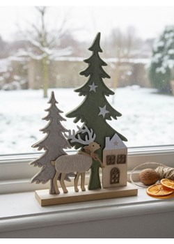 Sinsay - Dekoracja świąteczna - zielony ze sklepu Sinsay w kategorii Dekoracje bożonarodzeniowe - zdjęcie 187291718