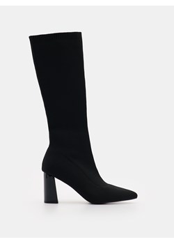 Mohito - Kozaki na obcasie - czarny ze sklepu Mohito w kategorii Kozaki damskie - zdjęcie 187291908