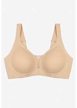 Jasnobeżowy Biustonosz z Prążkowanego Materiału Ezimere ze sklepu born2be.pl w kategorii Biustonosze - zdjęcie 187292247