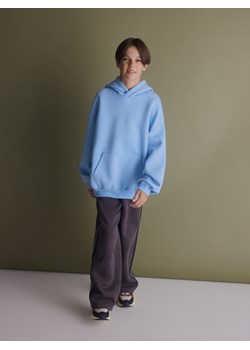 Reserved - Dresowe spodnie z lampasami - ciemnobrązowy ze sklepu Reserved w kategorii Spodnie chłopięce - zdjęcie 187292529