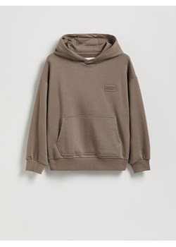 Reserved - Bluza oversize z kapturem - ciemnobrązowy ze sklepu Reserved w kategorii Bluzy chłopięce - zdjęcie 187292856