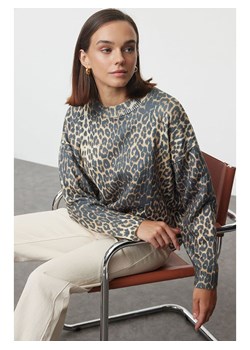 trendyol Sweter w kolorze beżowo-szarym ze sklepu Limango Polska w kategorii Swetry damskie - zdjęcie 187293228