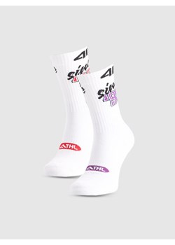 Damskie skarpetki (2-pack) 4F 4FRAW25USOCF523 - multikolor ze sklepu Sportstylestory.com w kategorii Skarpetki damskie - zdjęcie 187293548