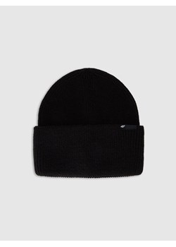 Dziecięca czapka zimowa 4F 4FJWAW25ACAPU652 - czarna ze sklepu Sportstylestory.com w kategorii Czapki dziecięce - zdjęcie 187293709