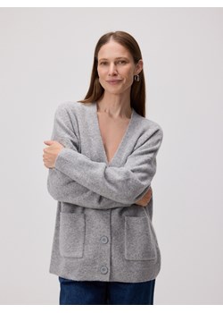 Reserved - Rozpinany kardigan - jasnoszary ze sklepu Reserved w kategorii Swetry damskie - zdjęcie 187294068