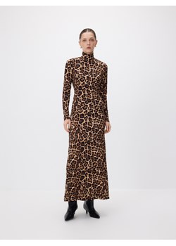 Reserved - Sukienka maxi w panterkę - wielobarwny ze sklepu Reserved w kategorii Sukienki - zdjęcie 187294329