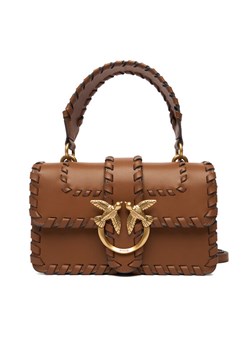 PINKO Torebka Love One Mini Cl. AI 25-26 PLTT 100059 A2OR Brązowy ze sklepu MODIVO w kategorii Kuferki - zdjęcie 187295047