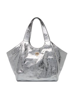 PINKO Torebka Tote Mini Bag AI 25-26 PLTT 104645 A2OT Srebrny ze sklepu MODIVO w kategorii Torebki hobo - zdjęcie 187295056