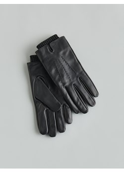 Reserved - Skórzane rękawiczki - czarny - id: 003FE-99X - marki Reserved - 187295567 Reserved - Skórzane rękawiczki - czarny ze sklepu Reserved w kategorii Rękawiczki męskie - zdjęcie 187295567