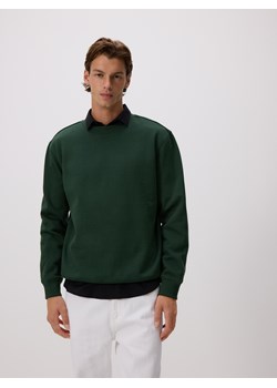 Reserved - Gładka bluza z bawełną - ciemnozielony - id: 6928H-79X - marki Reserved - 187296248 Reserved - Gładka bluza z bawełną - ciemnozielony ze sklepu Reserved w kategorii Bluzy męskie - zdjęcie 187296248