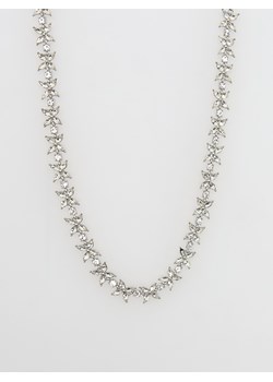 Reserved - Naszyjnik z motywem kwiatów - srebrny - id: 711IL-SLV - marki Reserved - 187296275 Reserved - Naszyjnik z motywem kwiatów - srebrny ze sklepu Reserved w kategorii Naszyjniki - zdjęcie 187296275