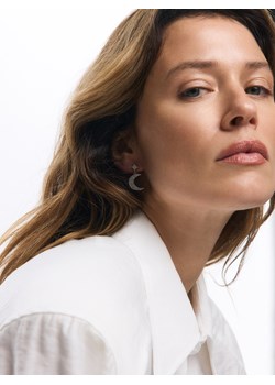 Reserved - Wiszące kolczyki z cyrkoniami - srebrny ze sklepu Reserved w kategorii Kolczyki - zdjęcie 187296305