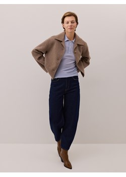 Reserved - Wełniana kurtka handmade - beżowy - id: 741GL-80X - marki Reserved - 187296335 Reserved - Wełniana kurtka handmade - beżowy ze sklepu Reserved w kategorii Kurtki damskie - zdjęcie 187296335