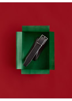 Reserved - Pasek z łączonych materiałów - czarny - id: 940FD-99X - marki Reserved - 187296478 Reserved - Pasek z łączonych materiałów - czarny ze sklepu Reserved w kategorii Paski męskie - zdjęcie 187296478