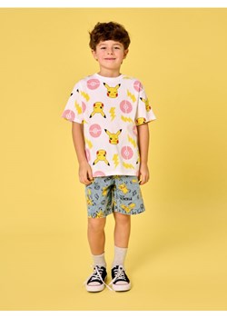 Sinsay - Koszulka z nadrukiem Pokémon - kremowy - id: 216CT-01X - marki Sinsay - 187297188 Sinsay - Koszulka z nadrukiem Pokémon - kremowy ze sklepu Sinsay w kategorii T-shirty chłopięce - zdjęcie 187297188