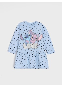 Sinsay - Sukienka z nadrukiem Stitch - błękitny - id: 225BB-05X - marki Sinsay - 187297189 Sinsay - Sukienka z nadrukiem Stitch - błękitny ze sklepu Sinsay w kategorii Sukienki niemowlęce - zdjęcie 187297189